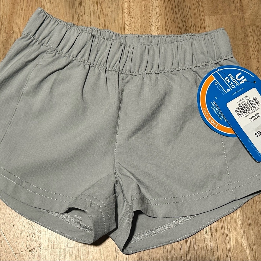 Columbia Youth Pull-On Shorts XXS (4/5) – PFG Tamiami Omni-Shade UPF 50 NWT